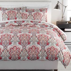 Pottery Barn Jordana Paisley Full/Queen Duvet and 2 Standard Shams